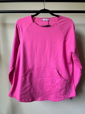 BAO Pink Raglan Top Medium NWT Chemo Radiation Access Shirt Breast Cancer
